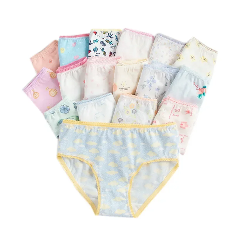 Soft Comfortalbe Baby Girls Underear Cotton Panties for Girls Kids Short Briefs 18Pc/Lot