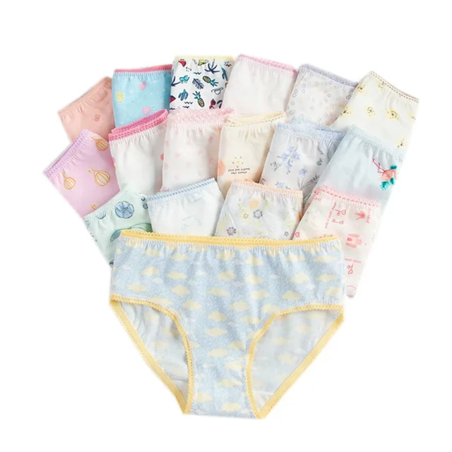 Kids Girls Panties Cute Cotton Underwear Children Soft Triangle Underpants  Sweet Comfortable Briefs - Panties - AliExpress