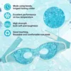 Ice Eye Mask Reusable Ice Pack for Eyes,Hot Cold Compress Gel Bead Cooling Eye Mask with Eye Hole,Perfect Gift For Birthday/Chri 6