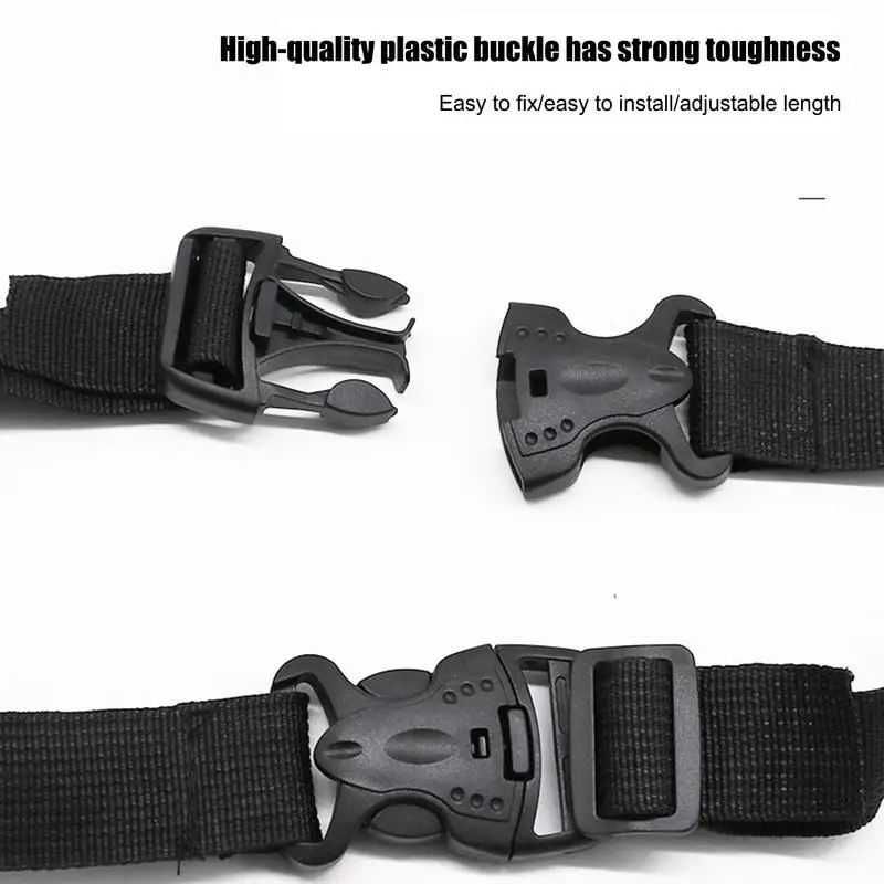 Elastic Strap Adjustable Tension Belt Car Clothesline Hook Cargo Luggage Lashing Buckle Rope Reusable for Travel