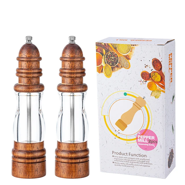 Oak Salt & Pepper Set, 2 pcs