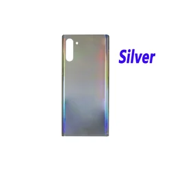 Enhanced Battery Cover Back Door Housing Case for Note 10 Series (Without Camera Lens) (Silver Cover)