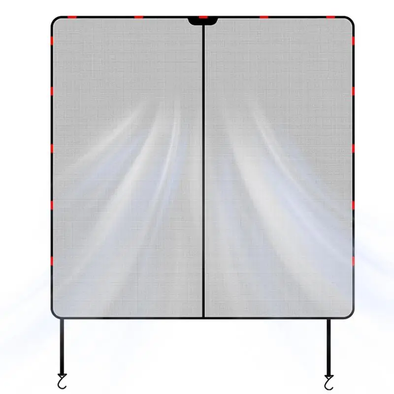 

Сетка для багажника автомобиля, дышащая сетка с магнитной задней крышкой, для защиты конфиденциальности, вентиляция, для кемпинга