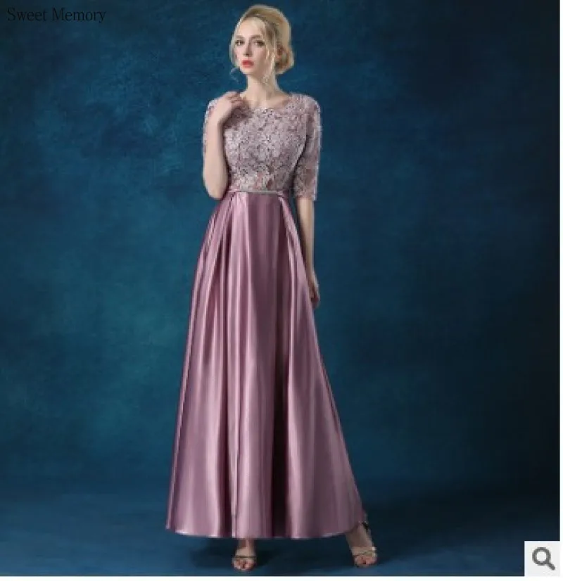 floor-length-satin-formal-evening-dresses-champagne-gray-red-pink-green-blue-gown-princess-o-neck-wedding-party-dress-with-bow