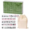Mahjong Game Chinese Mahjong Mini Traditional Majiang Portable Travel Classic Board Games With Storage Bag Free Shipping 6