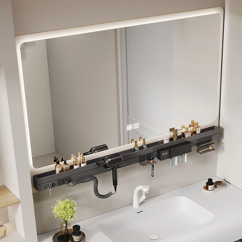 화장대 거울 캐비닛 조명 보관 옷장, 코너 유리, 침실 살롱 캐비닛, 미용실, 모던 가구 