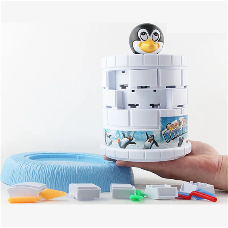 Children's Toys Save Little Penguins Wall Breaking Table Board Games Multiplayer Interactive Party Desktop Games Toys for Kids 5