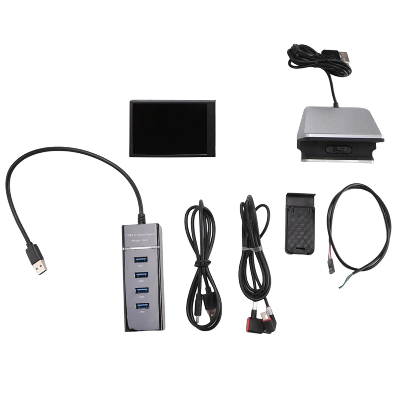 

AIDA64 3,5-дюймовый IPS LCD 3,5 x USB вторичный экран компьютера с 4-контактным строительным кабелем 9-контактный