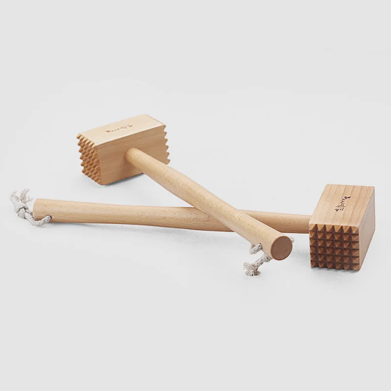 Meat Tenderizer Meat Hammer Wood Meat Tenderizer Mallet Kitchen Cooking Utensils