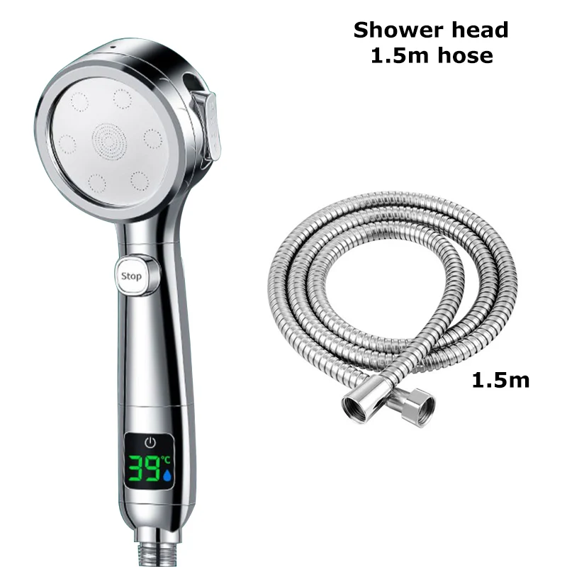Silver and 1.5m hose