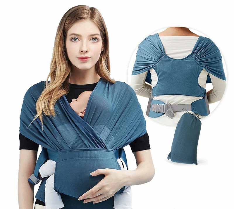 Baby Straps Summer Cotton Cross Simple Back Towel New Lazy Mother X-type Pre-hug Child Care Breathable Mesh Small Back Towel