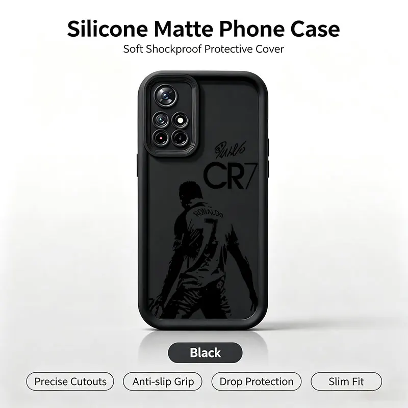 CR7 Ronaldo Shockproof Football Star Phone Case Cover