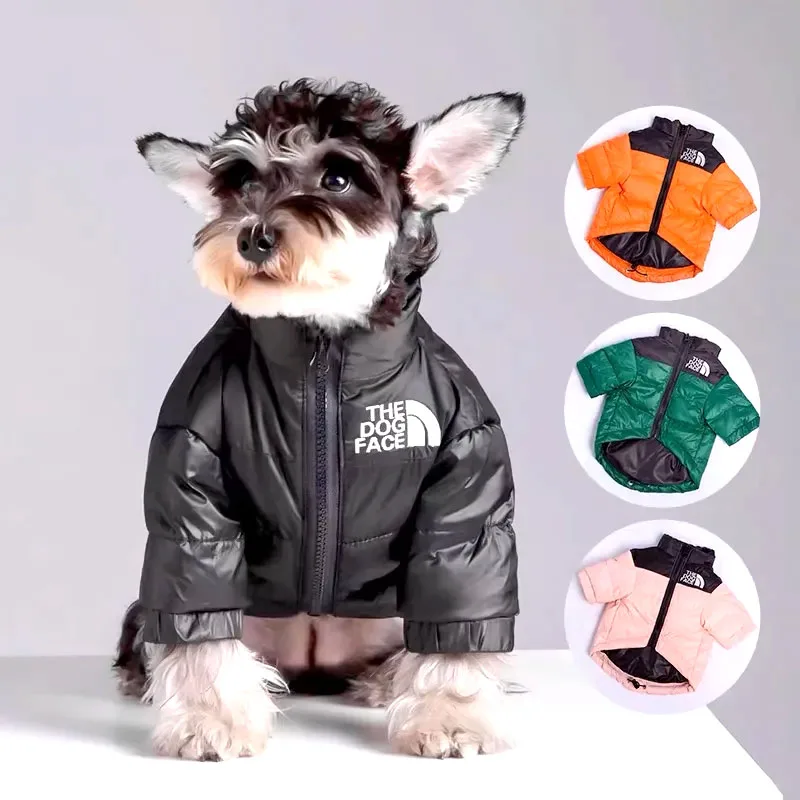 Winter Down Jacket for Schnauzer, Heavy Duty Dog Parka for Small