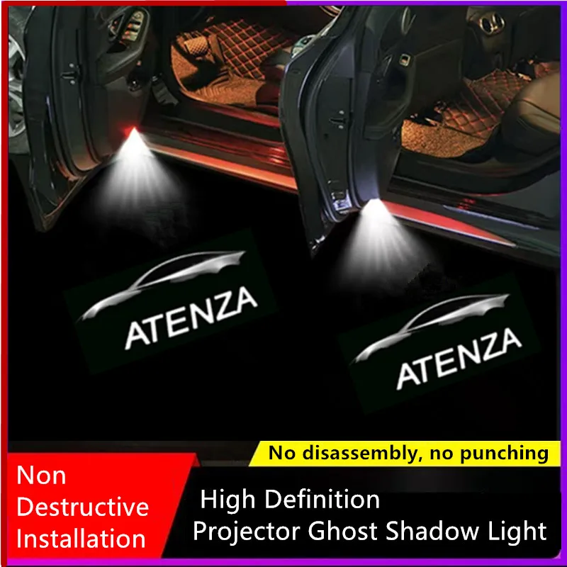 

2PCS For MAZDA MAZDA6 RX8 CX-9 CX9 RUIYI MAZDA8 ATENZA 6 8 MPV LED Car Welcome Door Light Laser Courtesy Projector Lamps