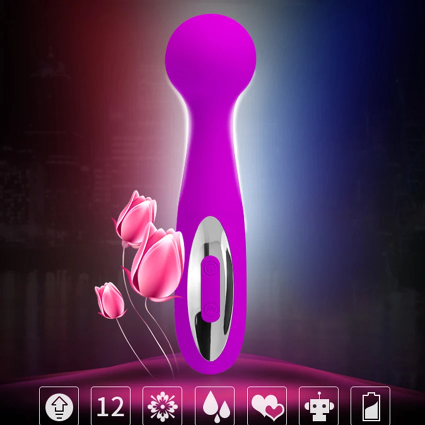 Powerful Vibrating Wand Vibrator For Women G Spot Massage Tool_voghion.com