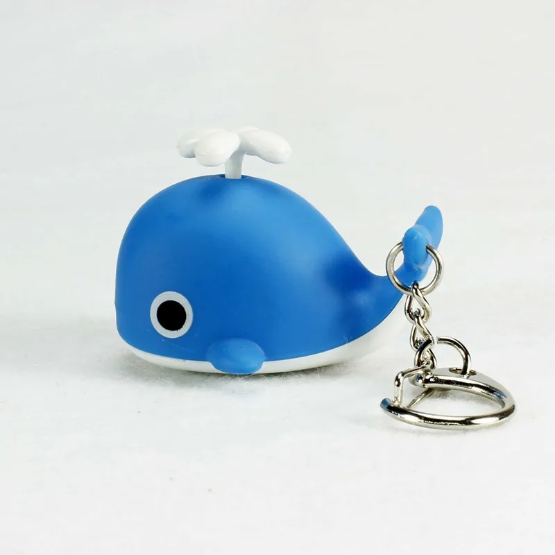 Wooden Blue Whale Keychain - Ocean Themed Car Key Chain Or Backpack Charm, Cute Gift For Sea Lovers - View #8