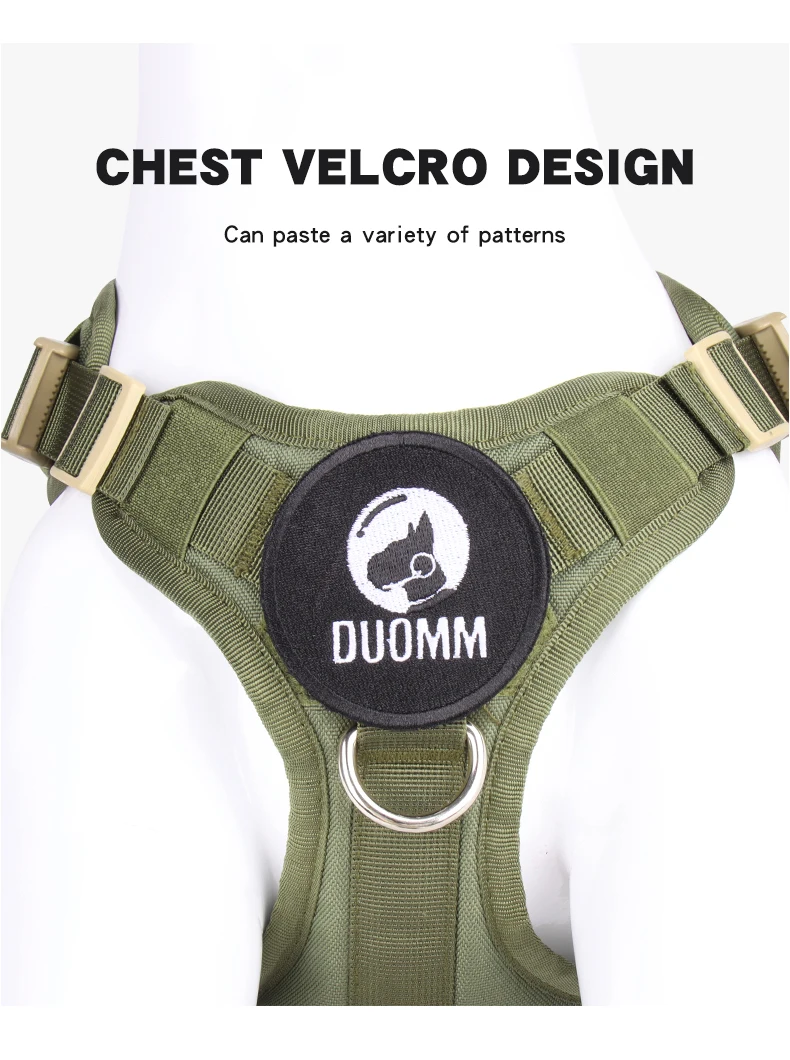 Tactical Dog Harness Military Big Dog Vest German Shepherd Durable Dog Harnesses
