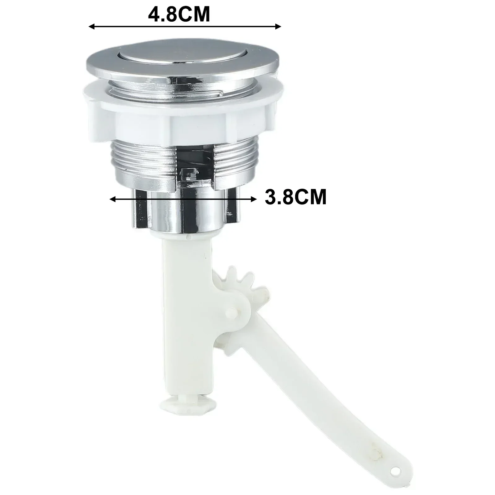 38mm Bathroom Toilet Push Button Single Double Flush Button Round Water Tank Cover Switch Bathroom Toilet Accessories push button switch toilet flush button