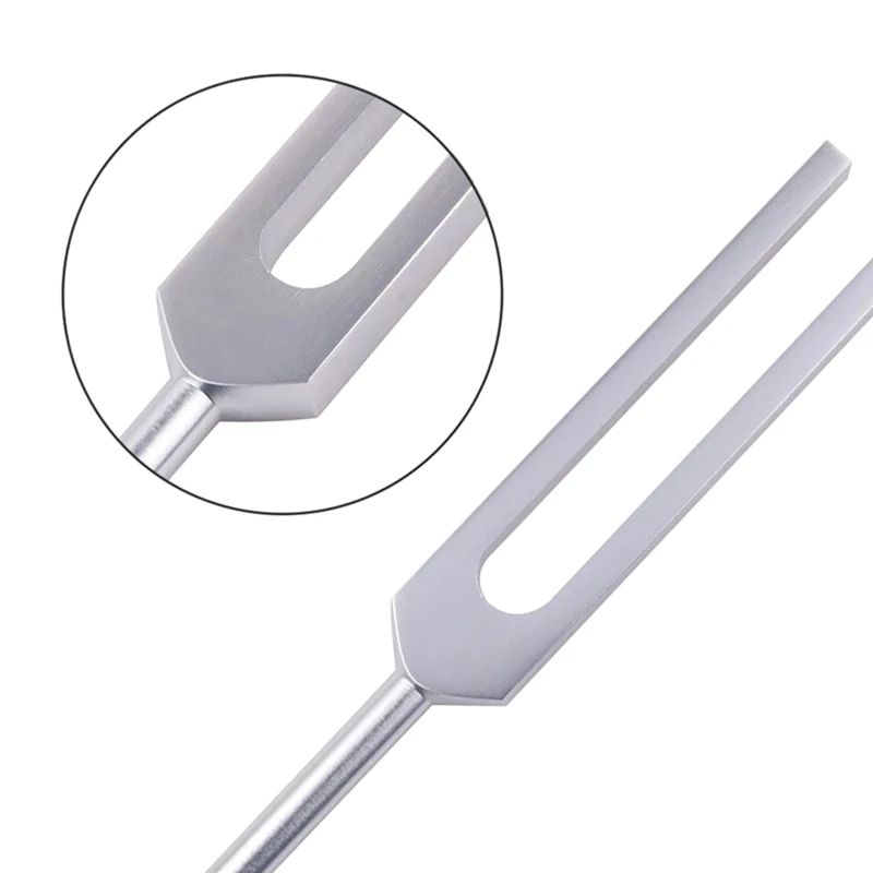Tuning Fork 174 Hz Weight Aluminum Nerve/Sensory with Silicone Hammer Musical Instrument Non-Magnetic For DNA Repair