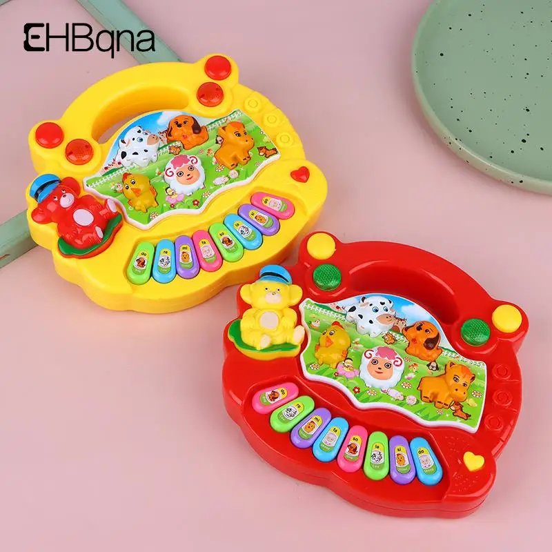 

Baby Kids Musical Piano Toys Animal Farm Music Piano Educational Toys Instrument Development For Children Birthday Gift