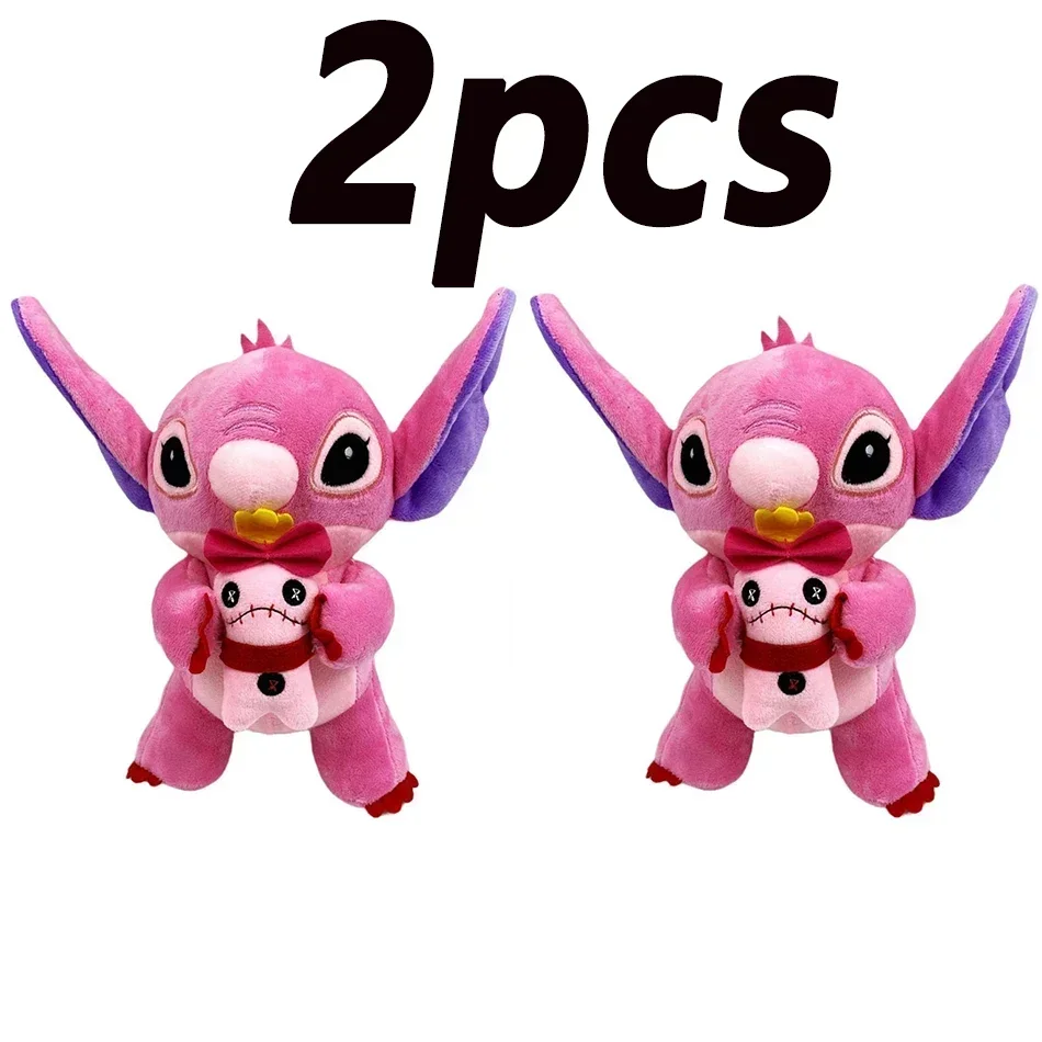 thumbnail image 1 of 12cm 20cm 25cm Stitch Stuffed Plush Models Cartoon Stuffed Plush Dolls Anime Plush Baby Toys Kawaii Kids Birthday Gift, 1 of 5