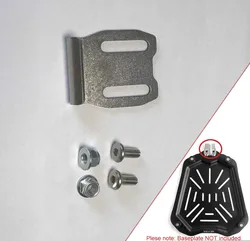 Universal Motorcycle Rear Luggage Top Case Tail Box Base Plate Quick Release Hook Mounting Baseplate Bracket Moto Accessories