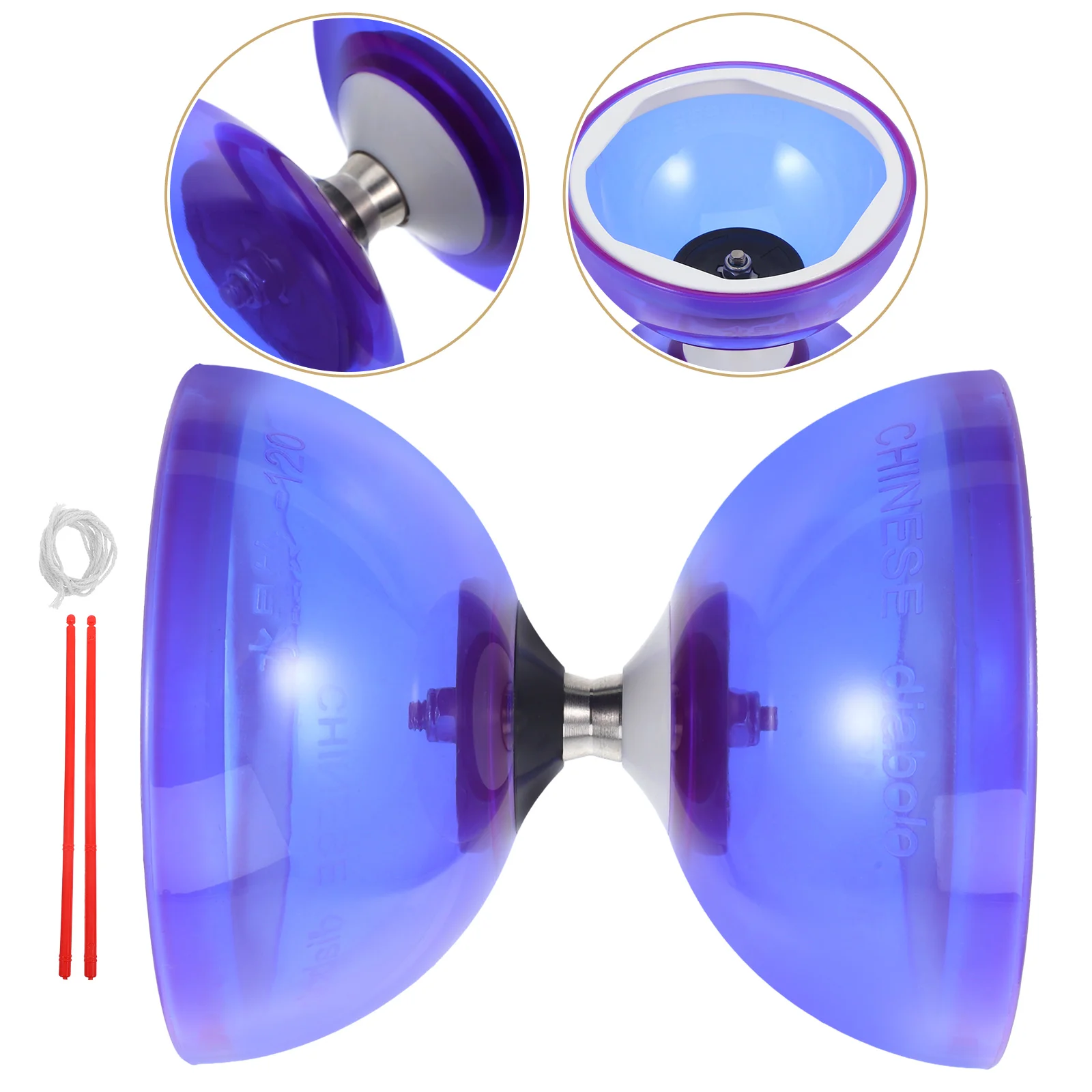 Kids plaything juggling diabolo fruit bearing outdoor fitness Tpu traditional toy