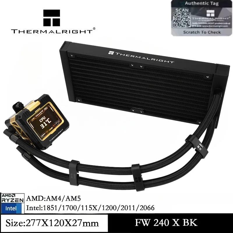 Thermalright FROZEN WARFRAME 360 X BLACK CPU Water Cooler PC