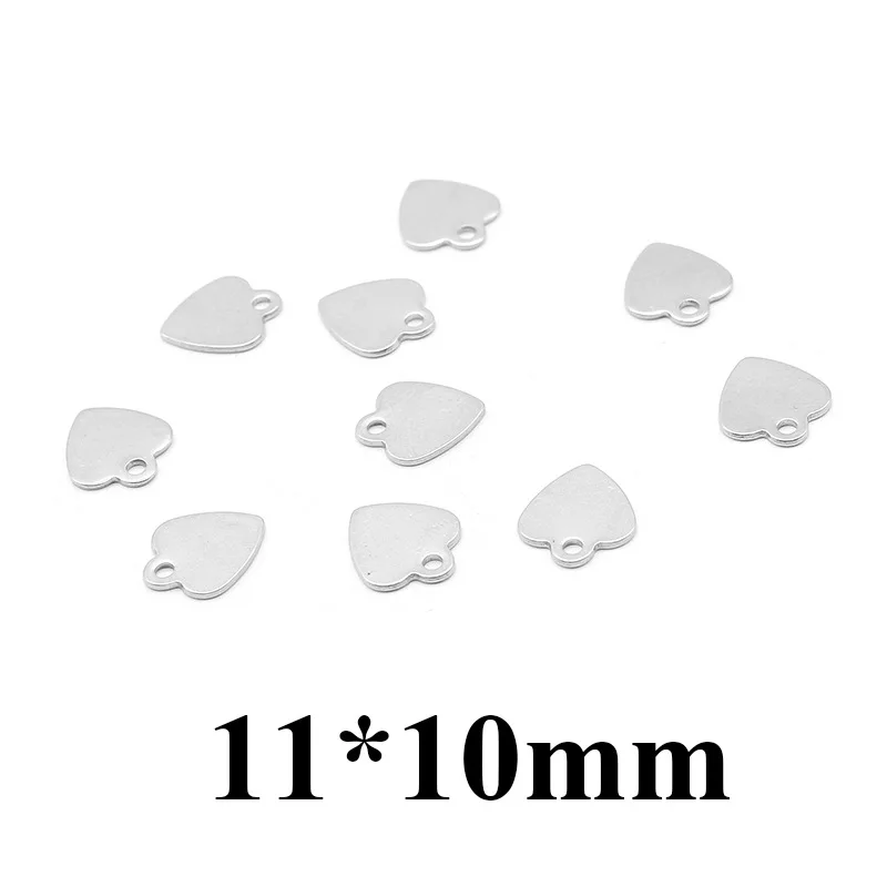 Stainless Steel Charms for Jewelry Making Cross Star Pendant Mini Charm Necklace Bracelet DIY Gifts 4