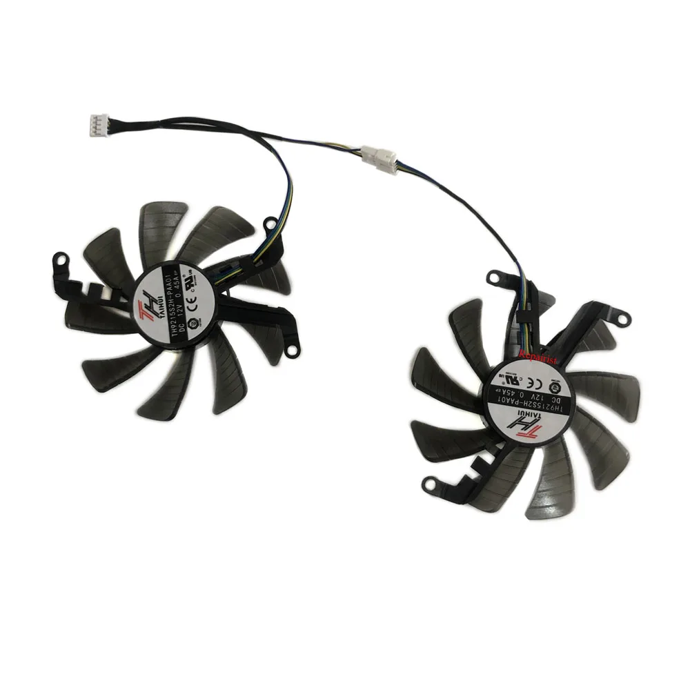 2 Pz/Set Fy09015M12Lpa, Ventola Per Schede Grafiche,Gpu Vga Cooler,Per Manly Mllse Rtx 2060 Super 8Gb,Mllse Rtx 3060 12Gb,Sostituire Th9215S2H-Paa01
