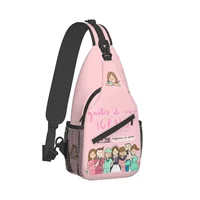 Doctor Nurse Fanny Pack Enfermera En Apuros Crossbody Sling Bags for Women Chest Bag Daypack for Hiking Travel Working 2