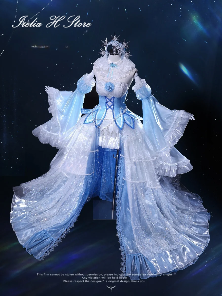 Irelia H Store pré-vente Re: la vie dans un monde différent de zéro Rem Cosplay Costume Sexy cristal glace Rem robe femmes
