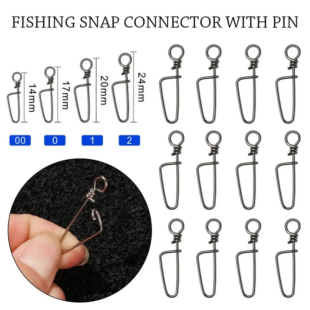 

New High Strength Stainless Steel Durable Bearing Barrel Solid Ring Heavy Duty Ball Fishing Snap Connector with Pin