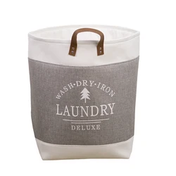 Versatile Foldable Waterproof Laundry Basket (Grey)