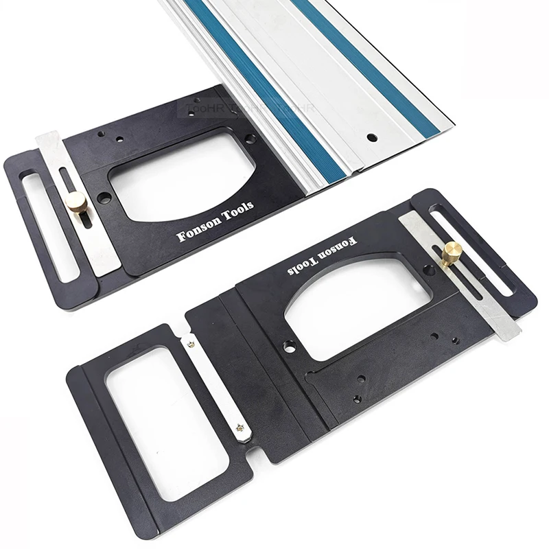 340mm Track Saw Square Guide - 90° Right Angle Clamp For Festool, Makita, Milwaukee Track Saws (Aluminum Alloy)