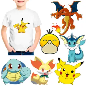 Compre Pokemon Tipo Agua Pokemon Mystery Dungeon Blue T Iron on Transfer  Patches for Kids Clothing DIY Badge Washable Stickers Applique on Clothes  Heat Press barato - preço, frete grátis, avaliações reais