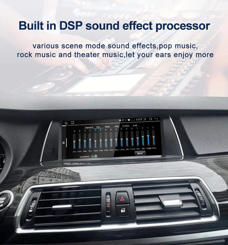 New 10.25inch Wireless CarPlay Android AUTO Multimedia Players For BMW 5series G