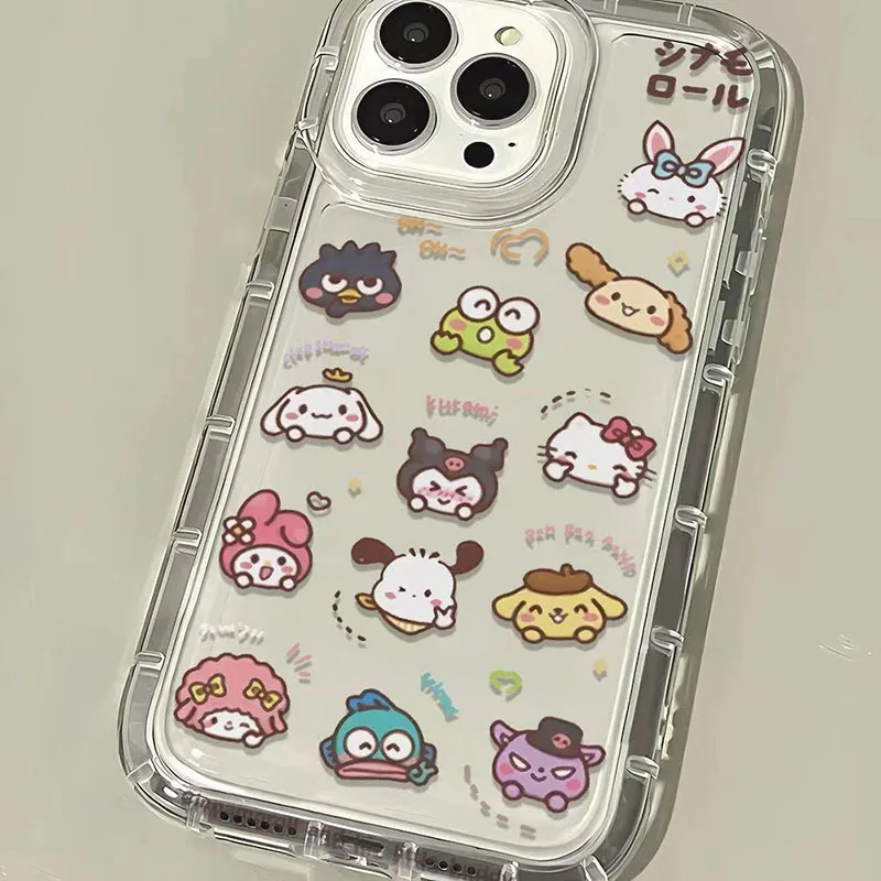 thumbnail image 1 of Sanrio funda transparente Hello Kitty para Xiaomi Redmi Note 12 Pro Plus Turbo 12S 11 11S 10 10S 9 9S 9T 8 12C 10C 10X 9A, 1 of 5
