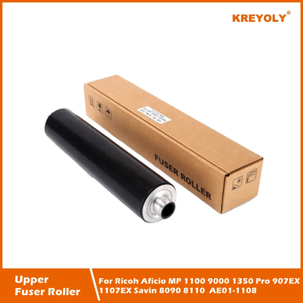 Rolo Fusor Superior para Ricoh Aficio mp 1100 9000 1350 Pro 907ex 1107ex Savin 8090 8110 Ae011108 Ae011108 - Imagem 4