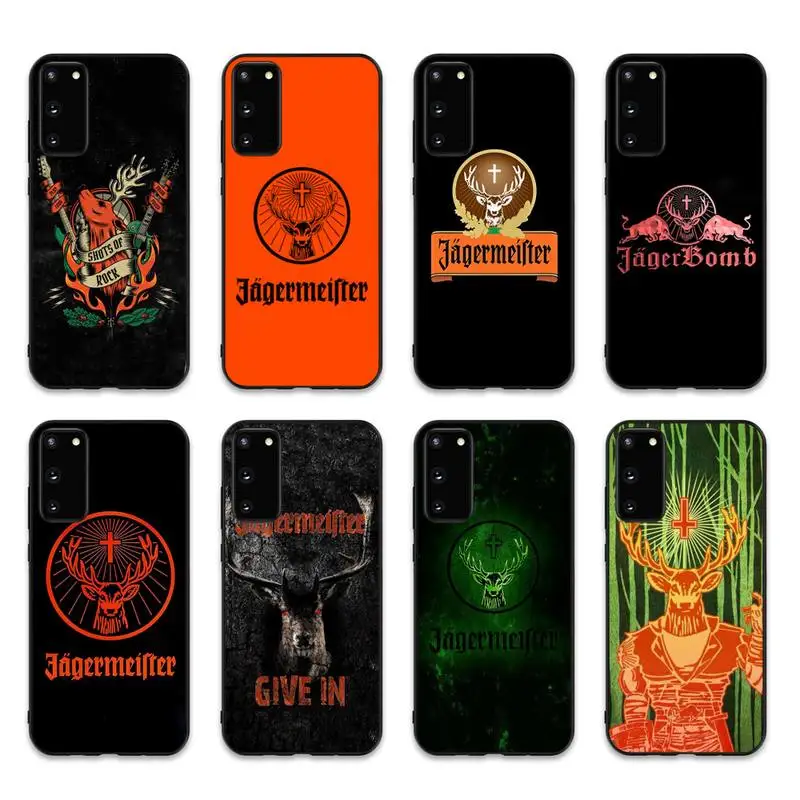 Custodia Per Telefono Con Logo Jagermeister Per Samsung S10 21 20 9 8 Plus Lite S20 Ultra 7Edge