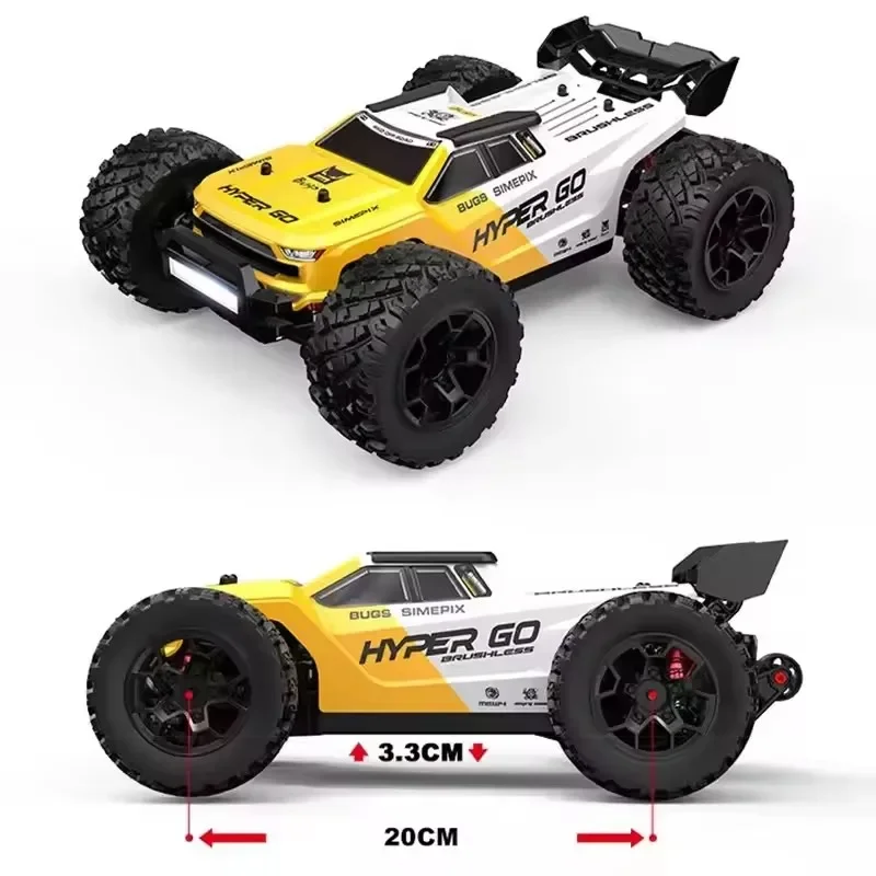 90KM/H 브러시리스 RC 레이싱카 1/14 4WD 고속 RC 레이싱 장난감 드리프트 차량 레이싱카 원격 조종차 오프로드 트럭