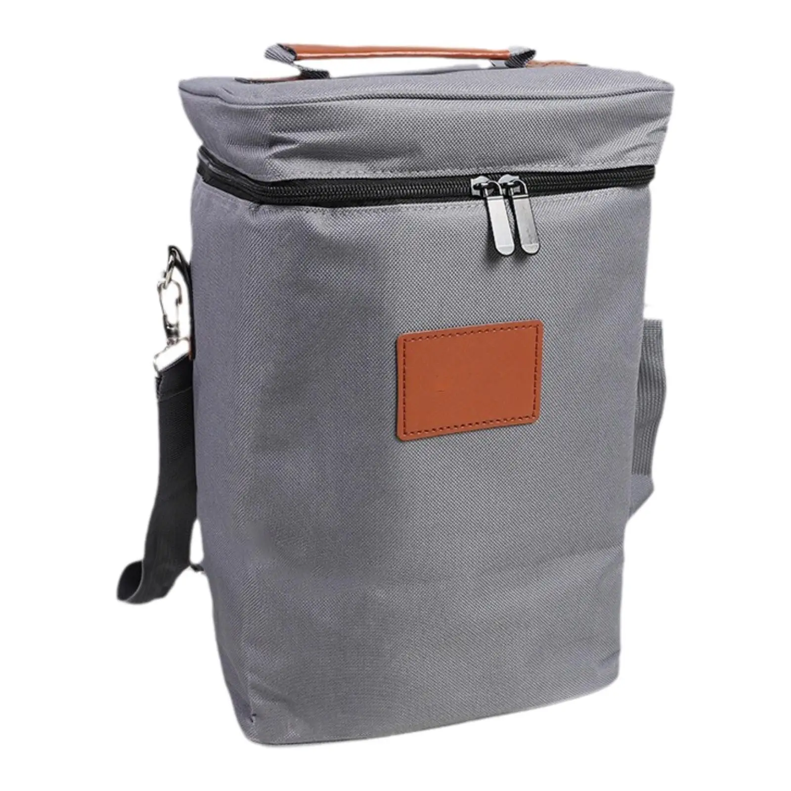 Red Insulation Bag Store 4 Bottles Picnic Bag Cooler for Park Milk