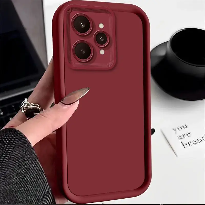 Luxury Soft Matte Silicone Back Cover Phone Case