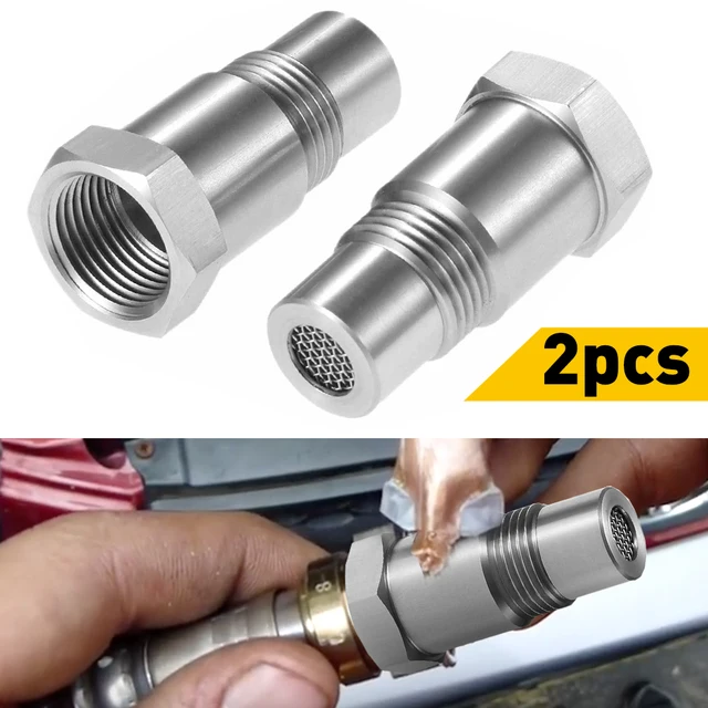 2PCS Car CEL Oxygen O2 Sensor Fix Check Engine Light Eliminator Adapter
