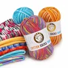 1Pc 50g Milk Cotton Yarn for Knitting Crochet Soft Wool Yarn Rainbow threads Scarf Sweater blanket sock DIY Needlework line 1