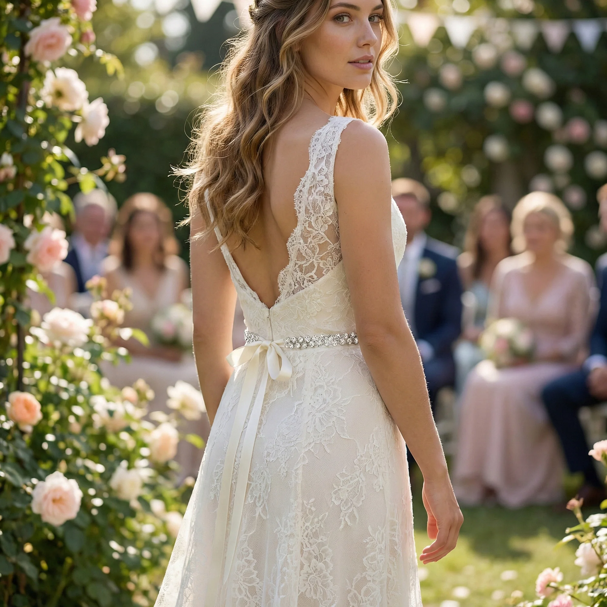 Glitzernder Strass-Prinzessin-Kleidergürtel für Damen, modisch, silberfarben, Kristall, Hochzeitsaccessoires, Urlaubsgeschenke für Freundinnen – Detail 4