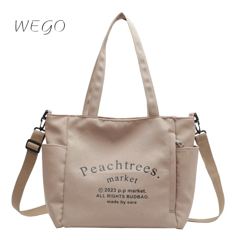 

Холщовая Сумка с надписью, Женская вместительная Новая модная сумка-мессенджер через плечо Joker, весенне-летняя сумка-тоут для поездок