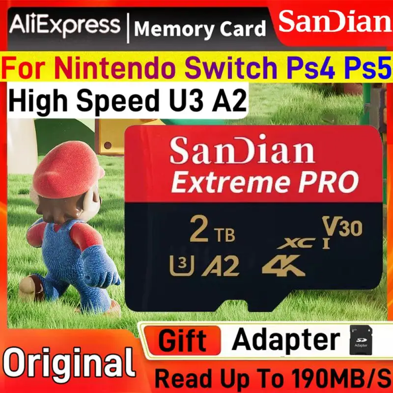 Originale Sd 1Tb Micro Tf Mini Sd Card 256Gb 512Gb 128Gb 64Gb Tf Memory Flash Card Per Telefono/Computer/Fotocamera Dropshipping