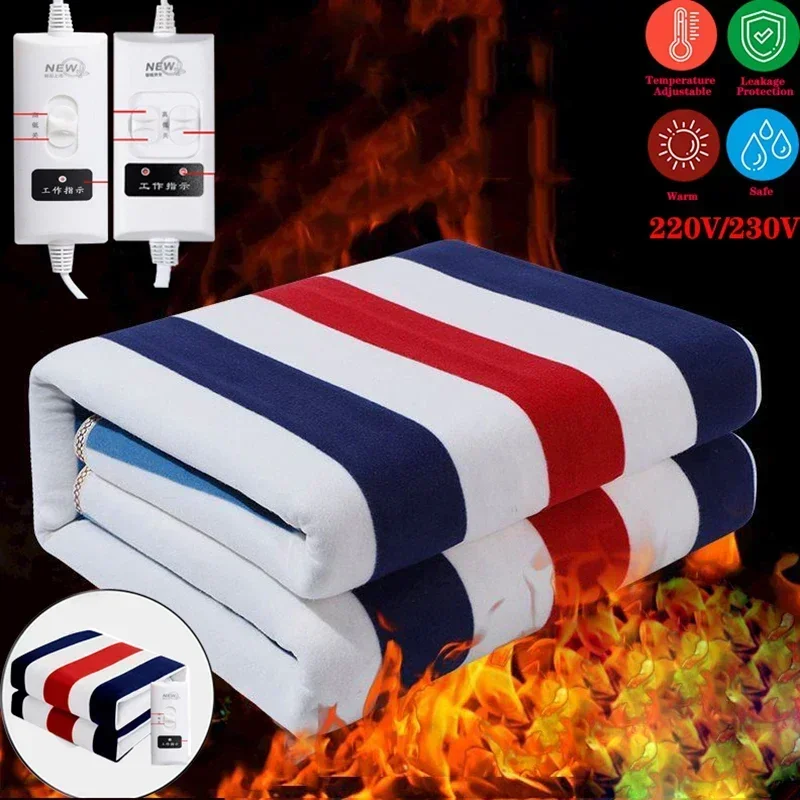 Electric Blanket 220v Home Bedroom Thermal Heater Mat Heating Mattress Winter Thermostat Warmer Cushion Pad Constant Temperature