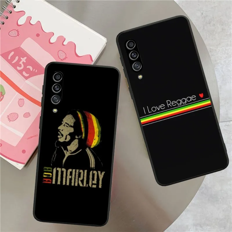 Custodia Per Cellulare Reggae Marley Per Samsung Galaxy S23 S22 S21 S10 S9 S8 Plus Cover Morbida Ultra Nera Per Telefono Funda